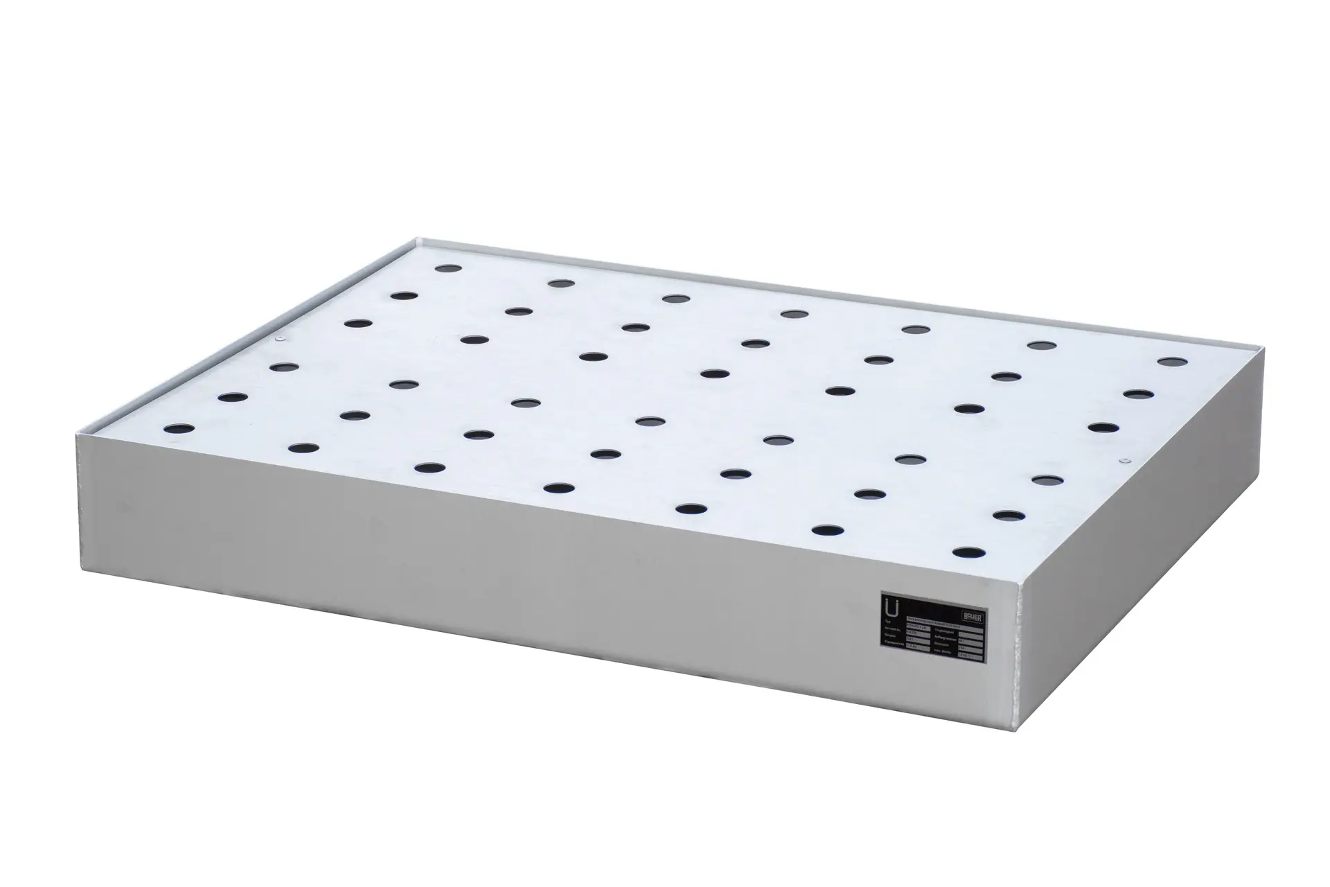Kleingebindewanne für Paletten KGW-P 2/M V4A, Edelstahl 1.4571 von BAUER Südlohn