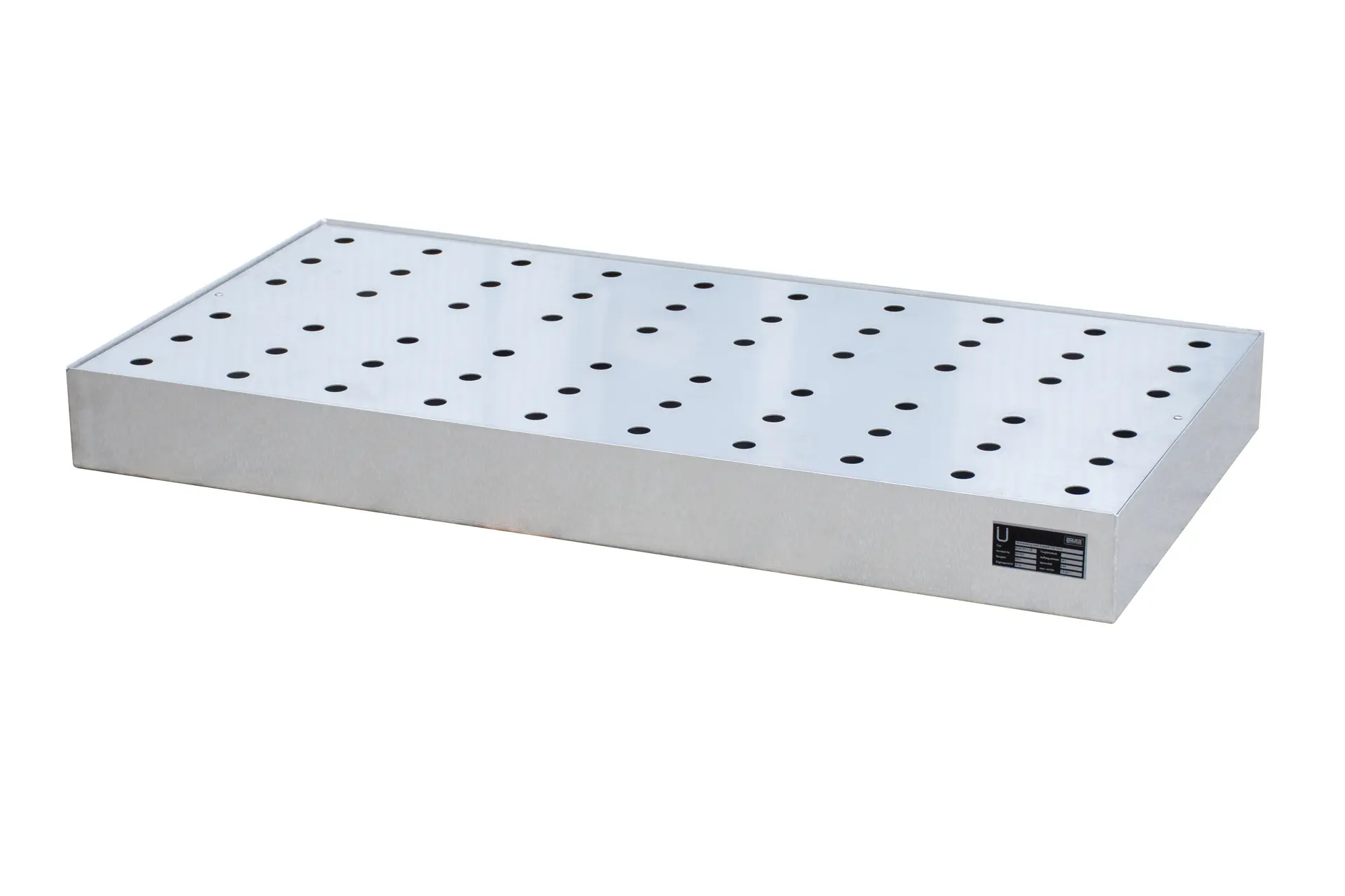 Kleingebindewanne für Paletten KGW-P 3/M V4A, Edelstahl 1.4571 von BAUER Südlohn
