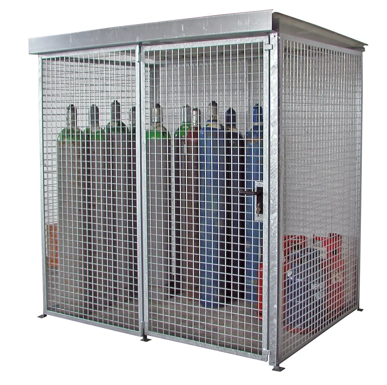 Gasflaschen-Container GFC-M2/D, feuerverzinkt von BAUER Südlohn