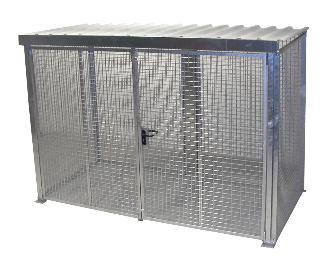 Gasflaschen-Container GFC-M4/D-DF, feuerverzinkt von BAUER Südlohn