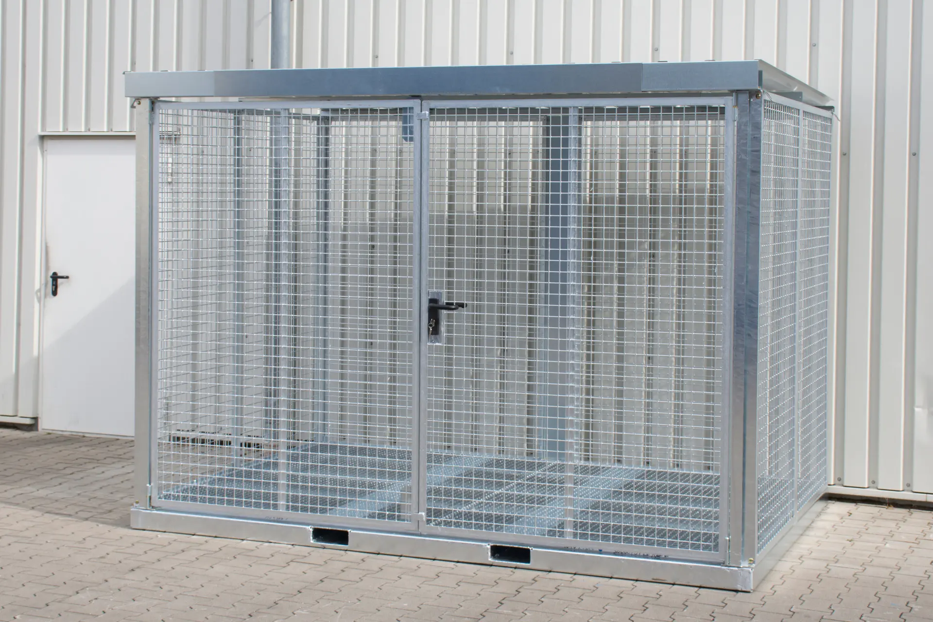Gasflaschen-Container GFC-E/G M5, feuerverzinkt von BAUER Südlohn
