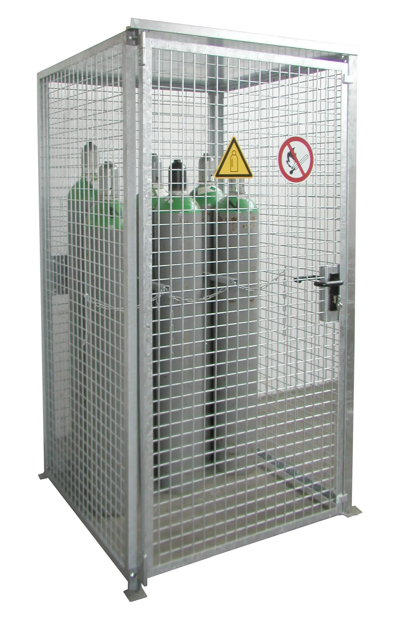 Gasflaschen-Container GFC-M0/D, feuerverzinkt von BAUER Südlohn