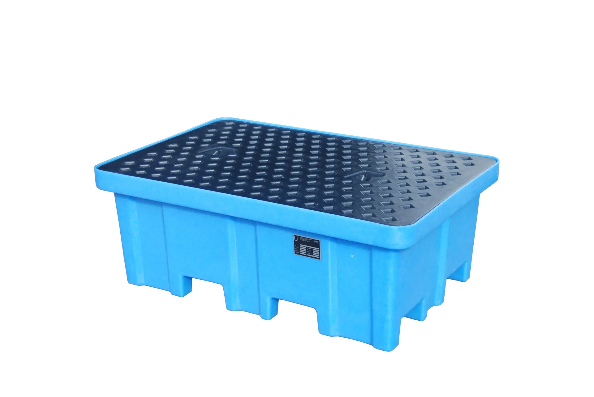 GREEN-LINE PE-Auffangwanne WPA-PE 2/2, aus robustem Polyethylen, Blau von BAUER Südlohn