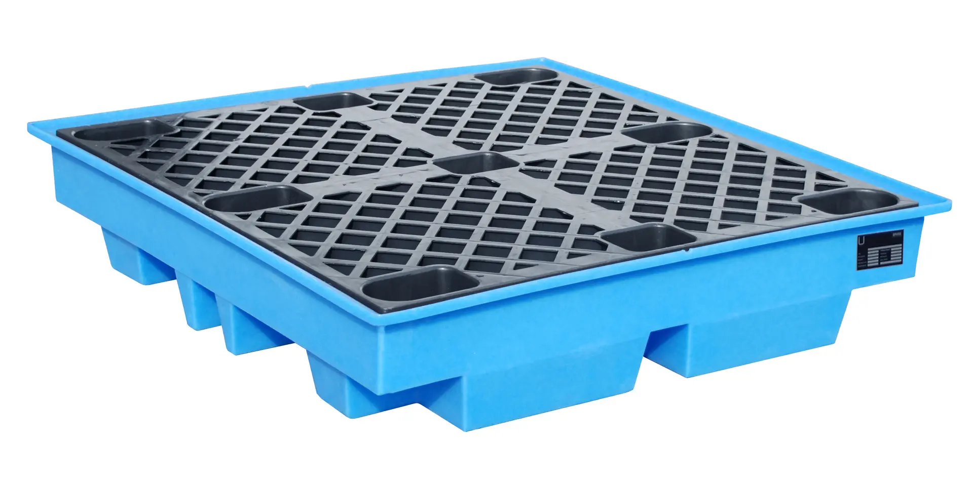 GREEN-LINE PE-Auffangwanne WP-PE 4/2, aus robustem Polyethylen, Blau von BAUER Südlohn