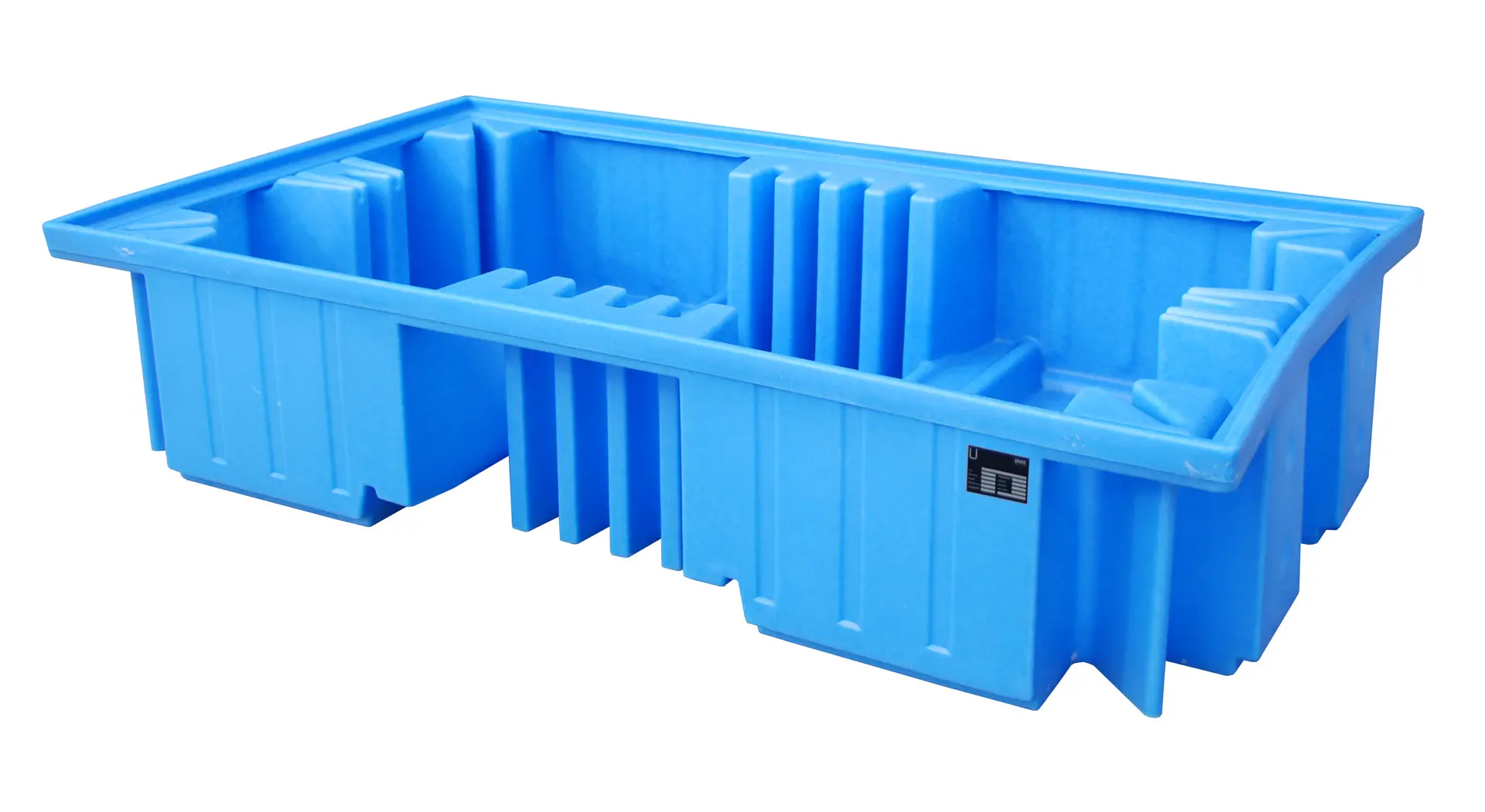 GREEN-LINE PE-Auffangwanne WP 2/11, aus robustem Polyethylen, Blau von BAUER Südlohn