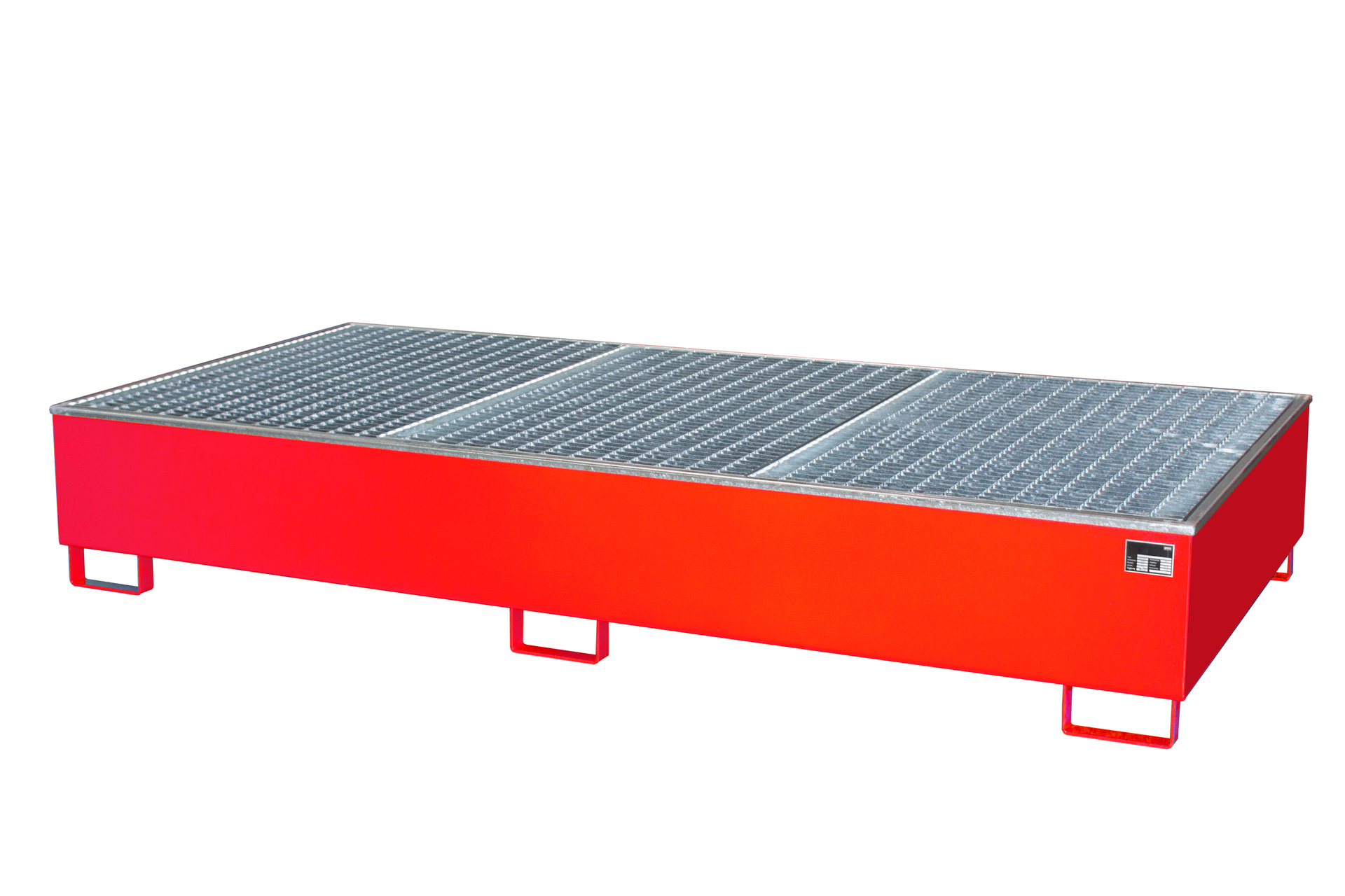 Auffangwanne AW 1000-2/PE, lackiert, Feuerrot