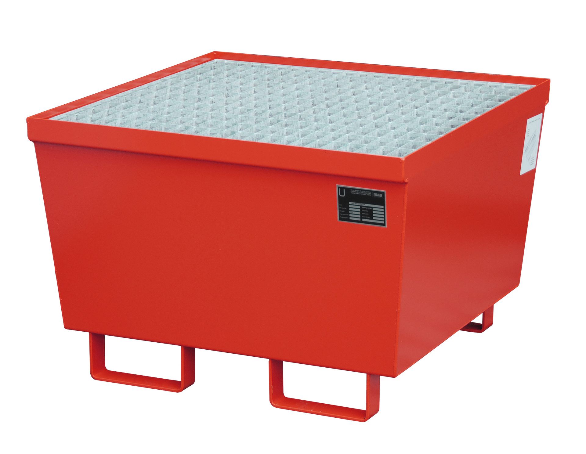 Auffangwanne AM-1, lackiert, Feuerrot