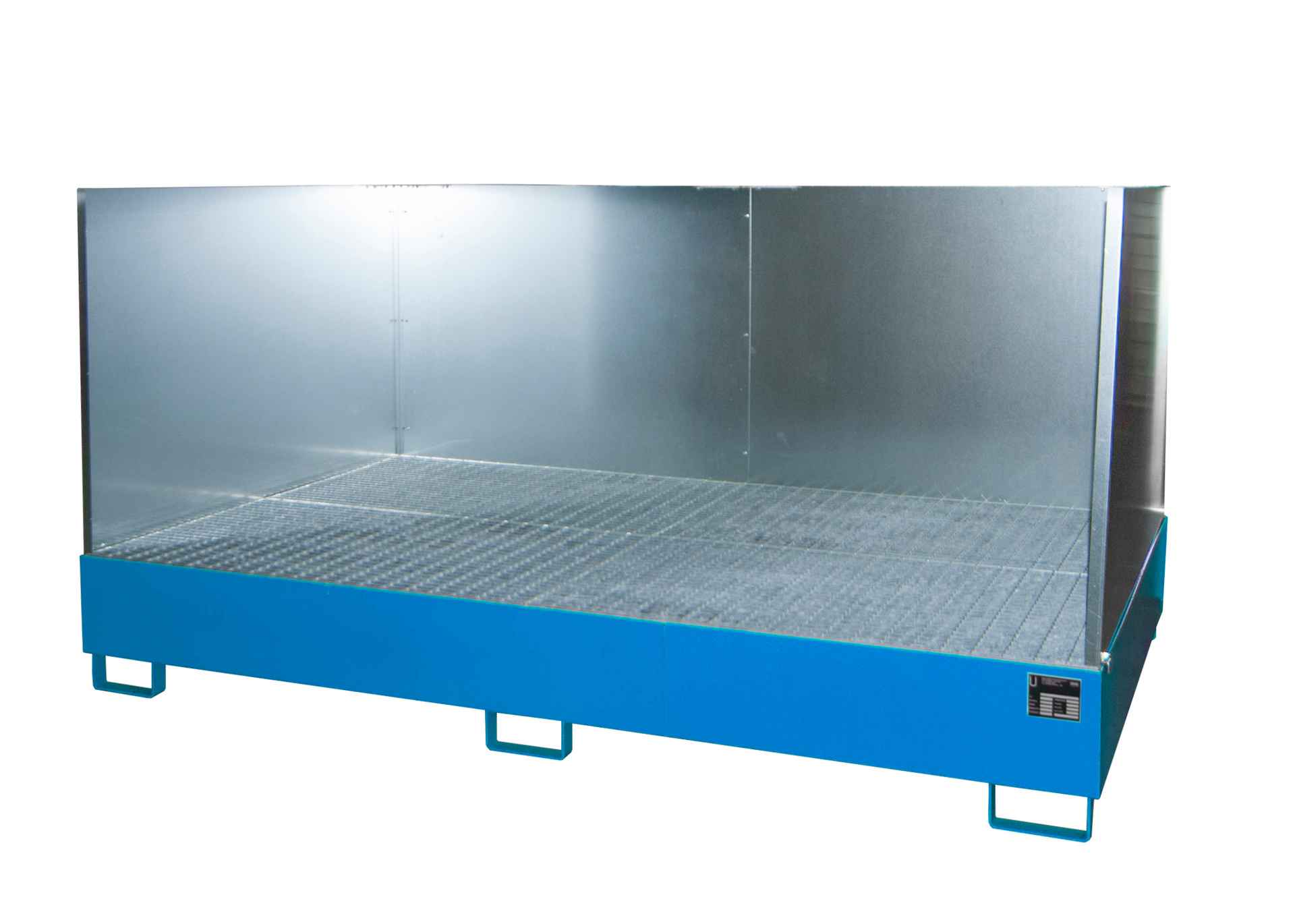 Auffangwanne AW 1000-10F/SW, lackiert, Lichtblau
