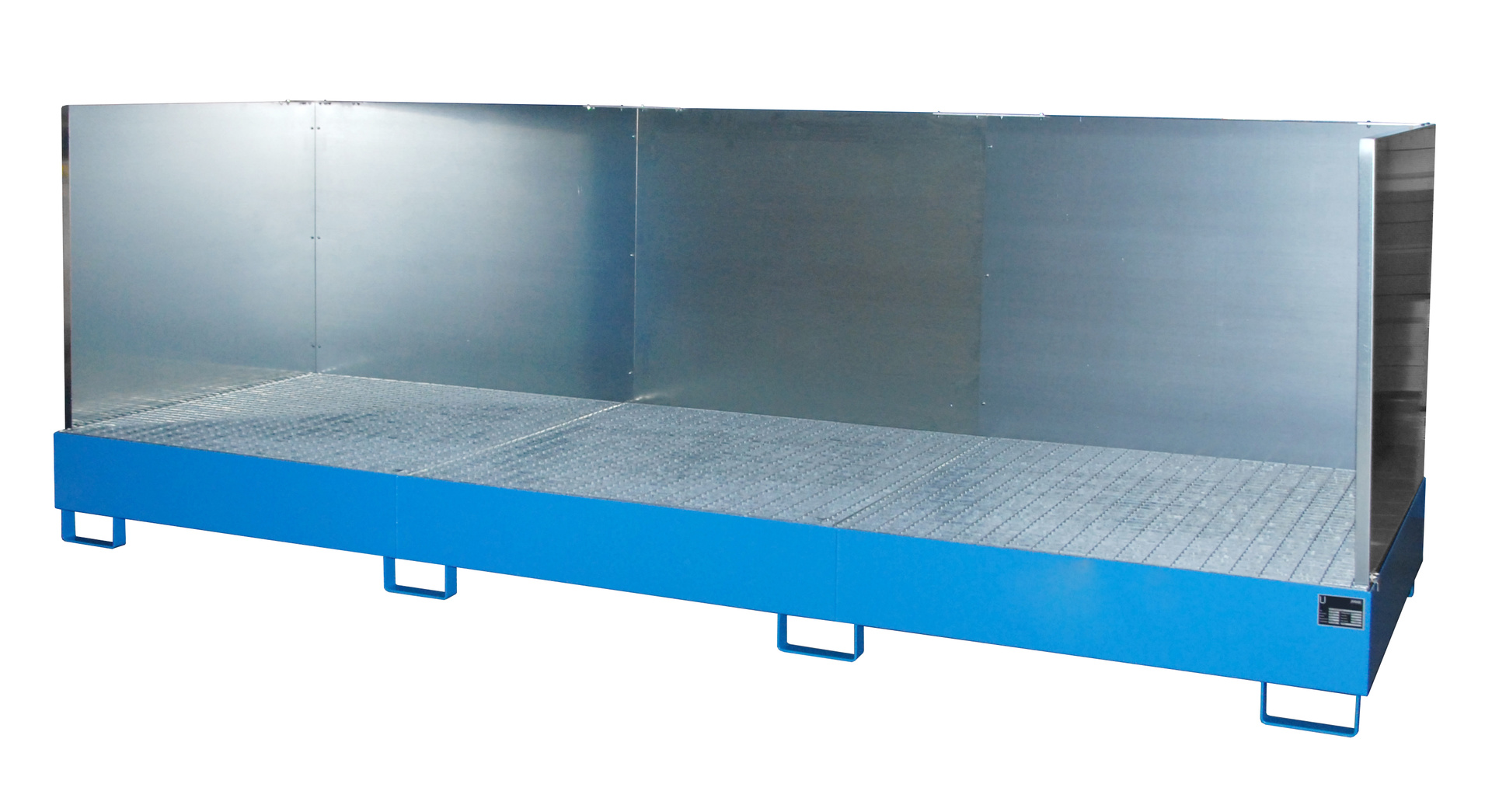 Auffangwanne AW 1000-3/SW, lackiert, Lichtblau