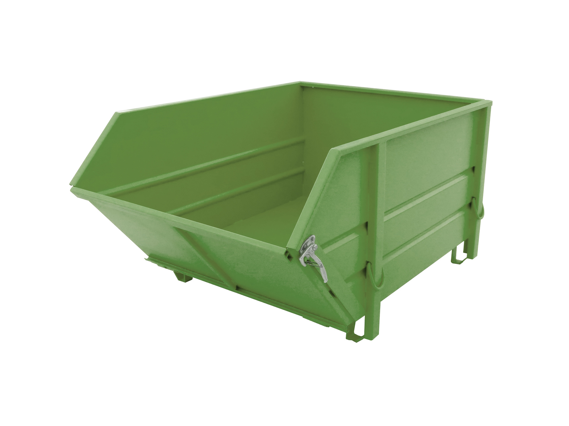 Baustoffbehälter BBK 100, lackiert, Resedagrün